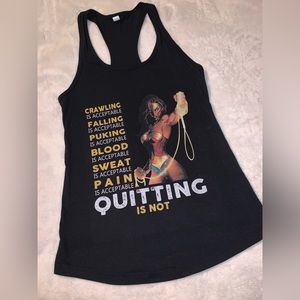 Racerback workout tank